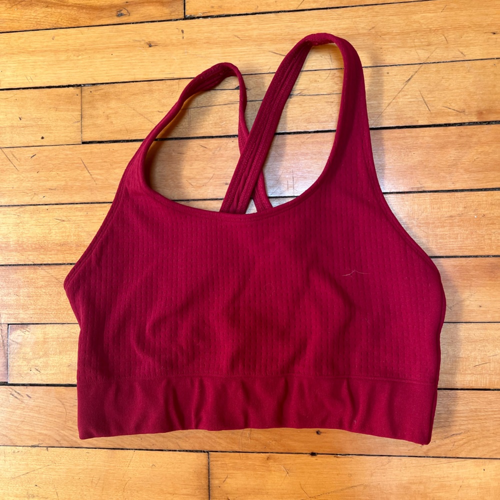 Fabletics Crimson Sports Bra